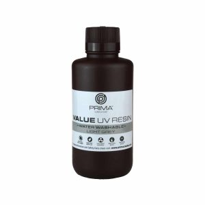 PrimaCreator Value Water Washable UV Resin - 500 ml - Light Grey